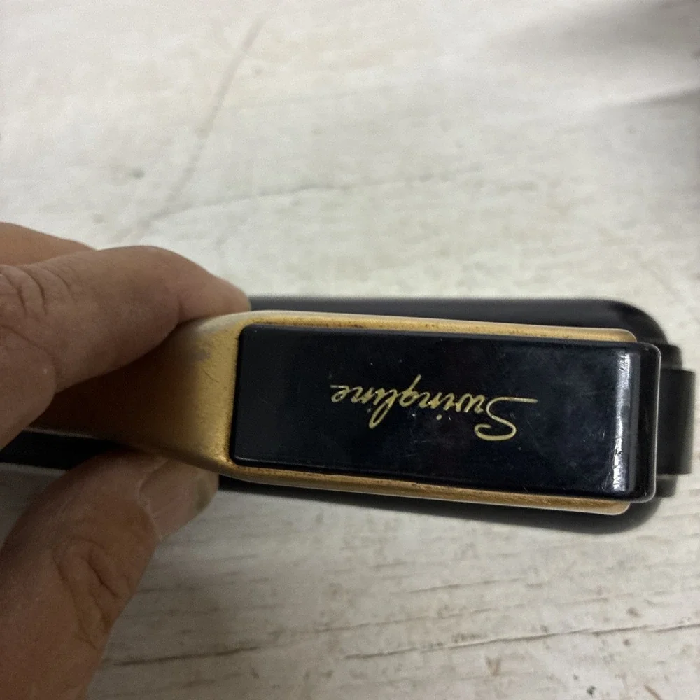 Vtg Rare swingline stapler vintage black and gold Totally Functions